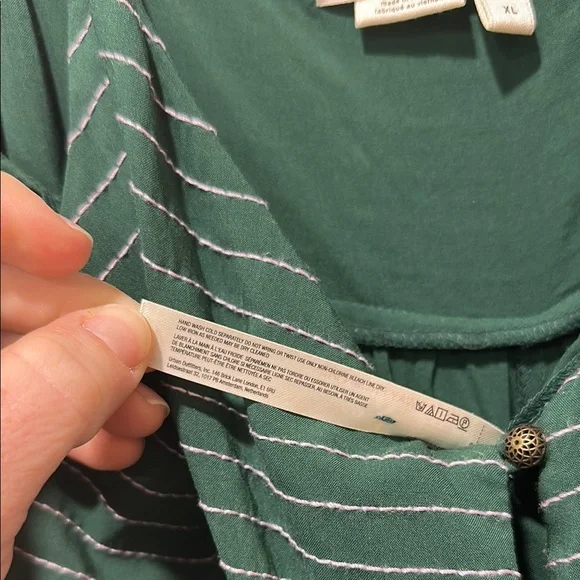 Anthropologie Lounge Jumpsuit in Green XL - Picture 6 of 8